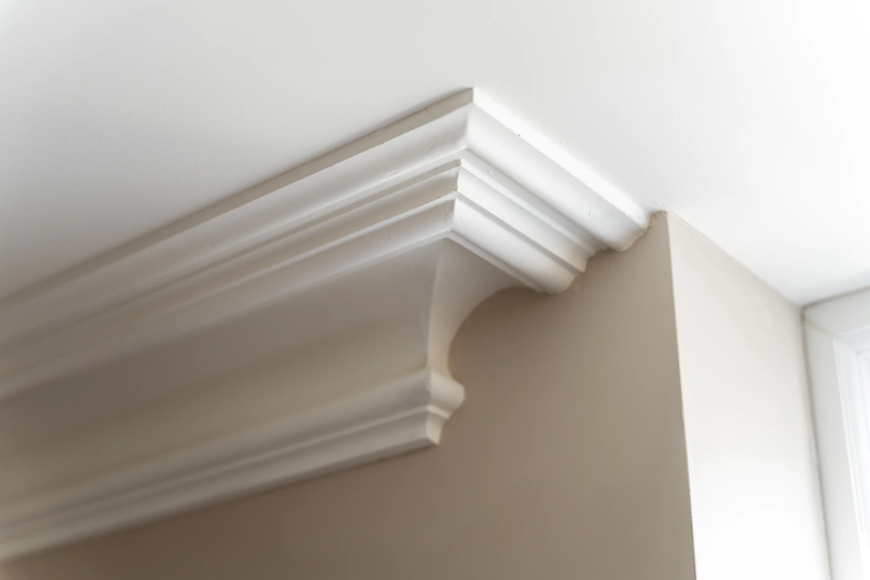 Georgian style plaster cornice